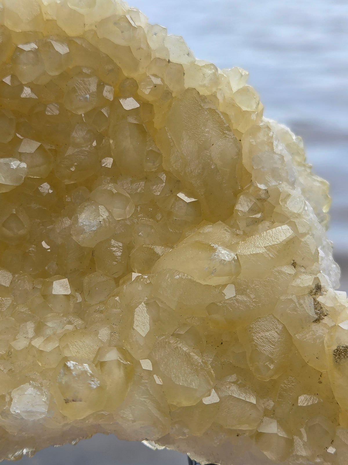Yellow Calcite Crystal Cluster | Natural Golden Calcite