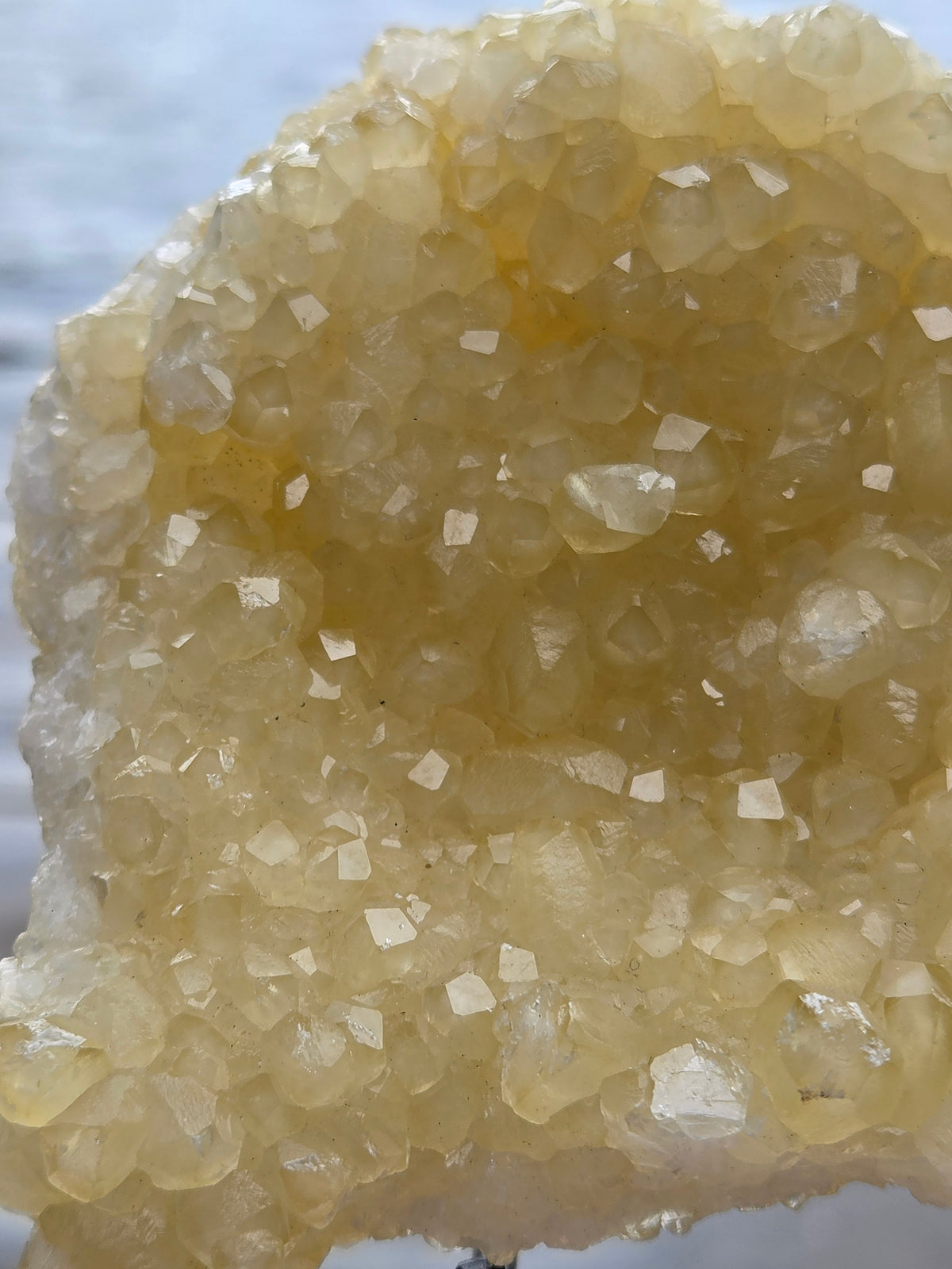 Yellow Calcite Crystal Cluster | Natural Golden Calcite