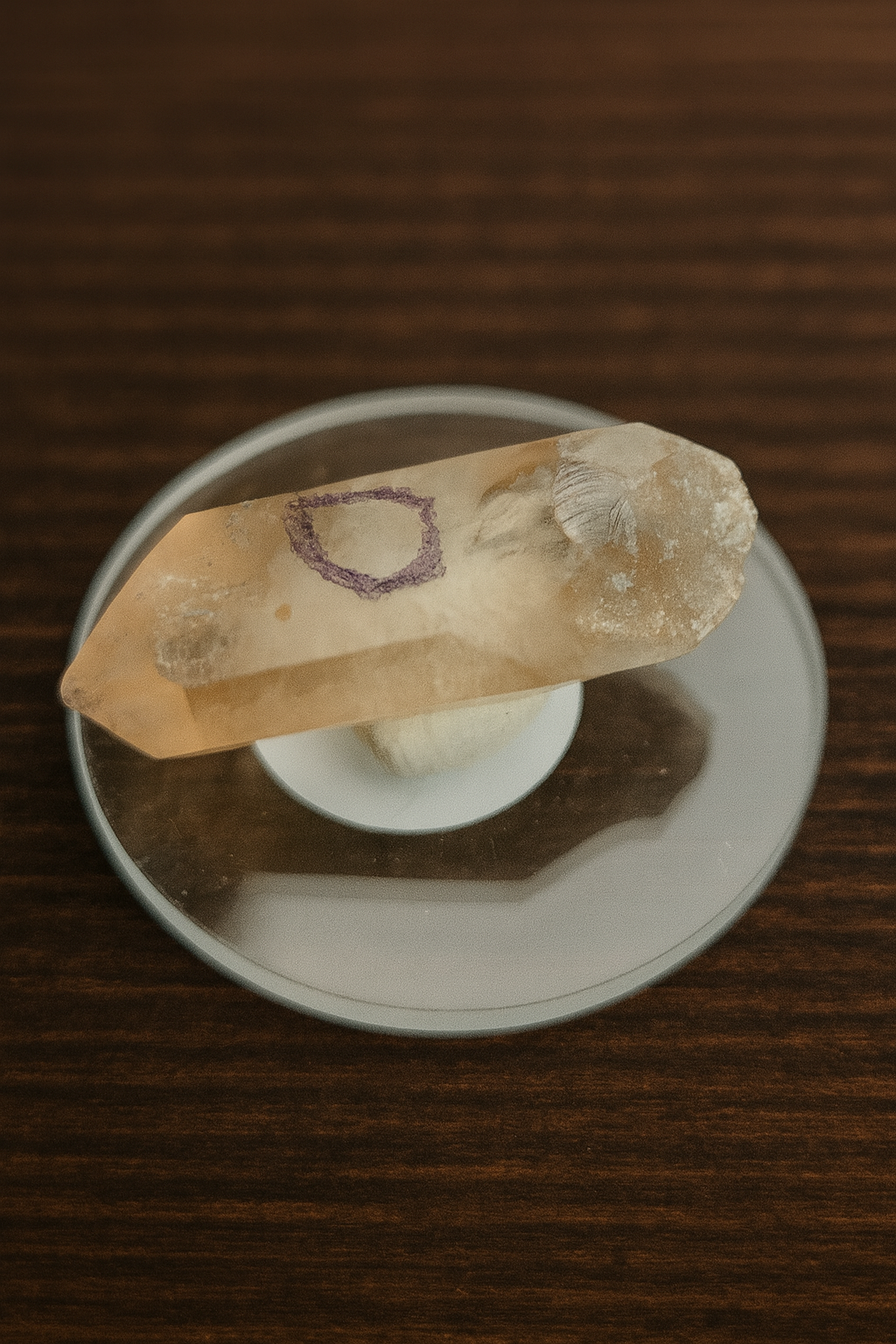 Rare Double-Terminated Herkimer Diamond with Active Enhydro – Collector Grade | Healing Crystal