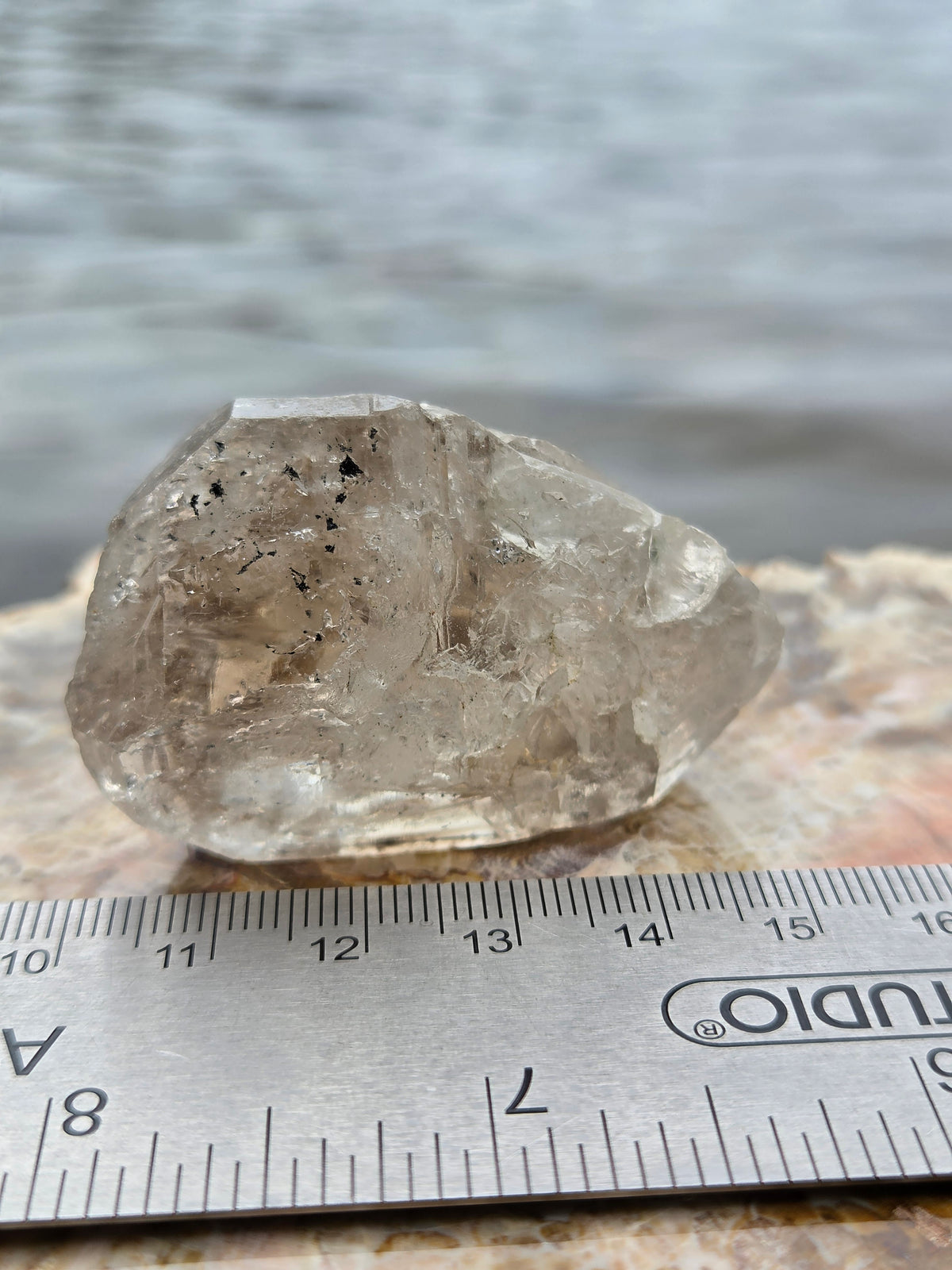 Herkimer Diamond with Active Enhydro | Water Bubble Herkimer Quartz