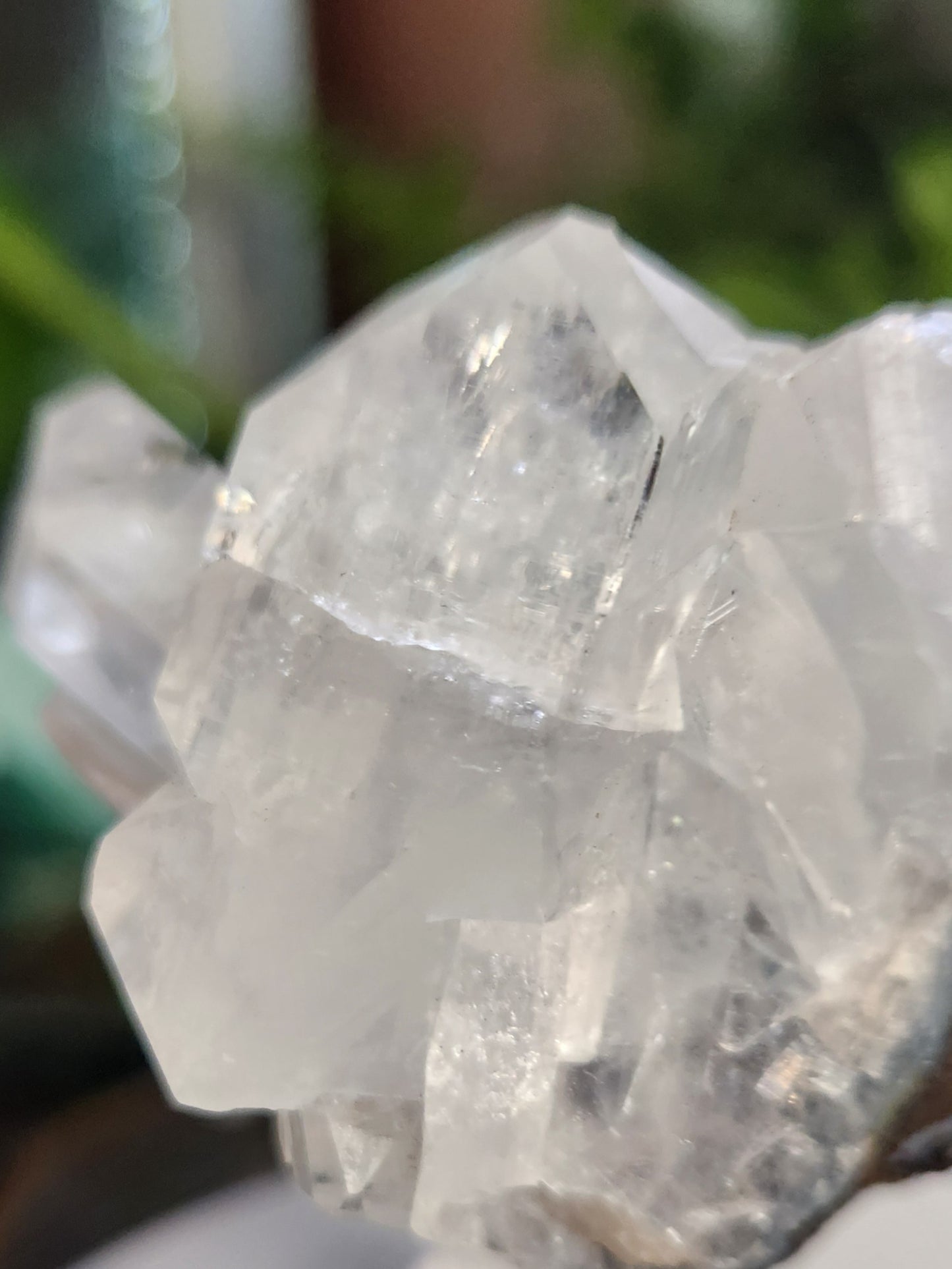 Natural Apophyllite Stilbite Crystal Cluster – High Vibration Druzy Specimen for Healing, Clarity & Spiritual Growth