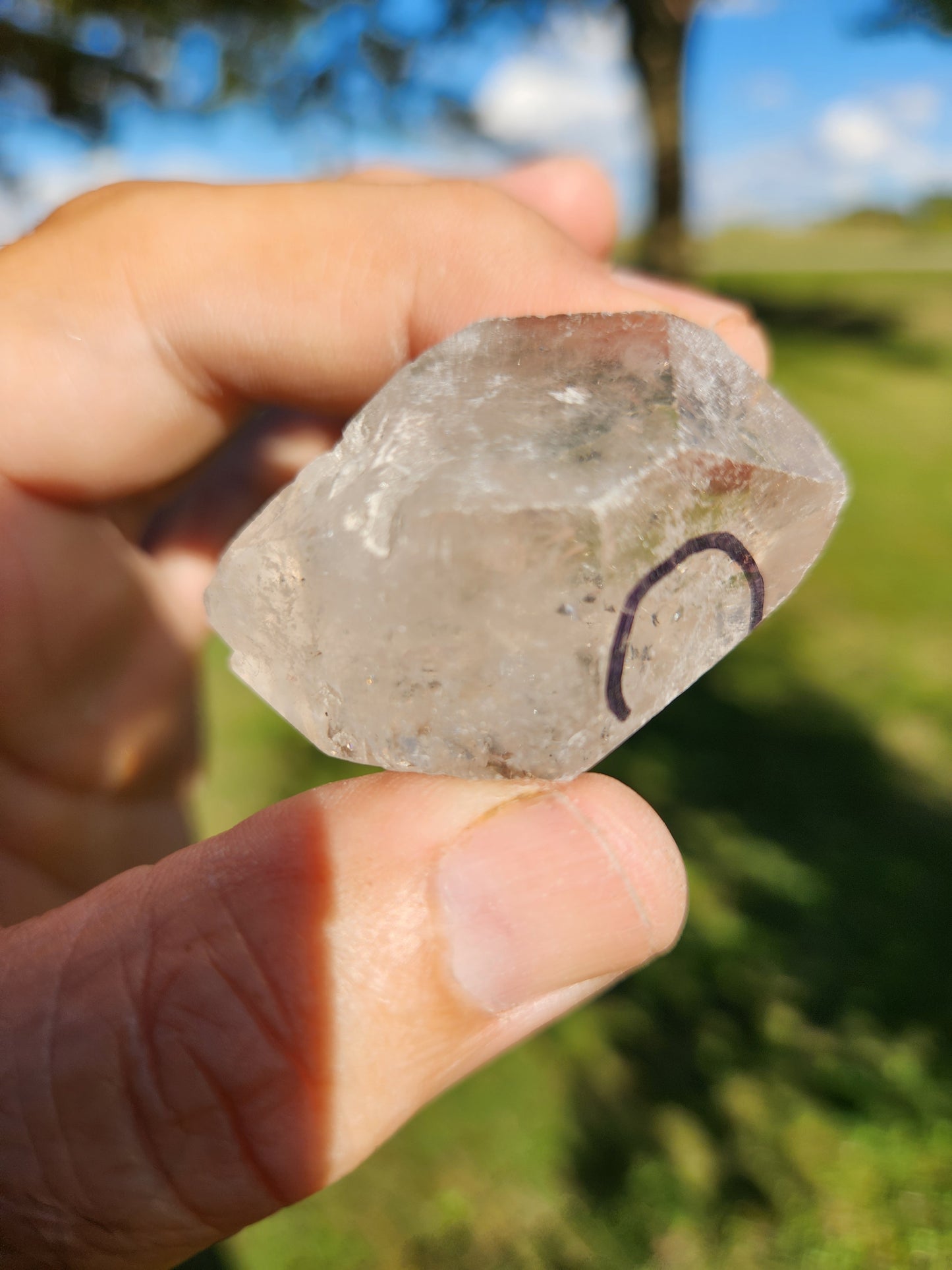 Herkimer Diamond with Enhydro - Clarity Purity Energy