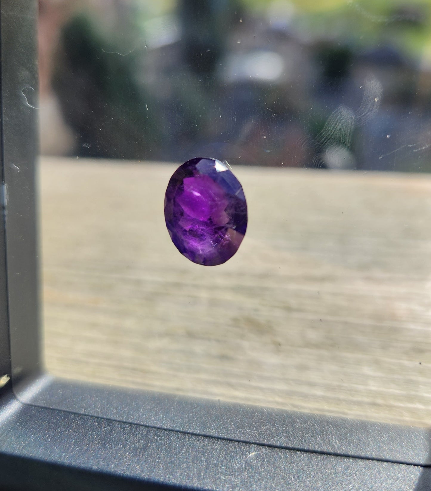 5 Carat Natural Faceted Amethyst Gemstone – Genuine Purple February Birthstone – High Clarity Brazilian Amethyst for Jewelry Making or Collectors