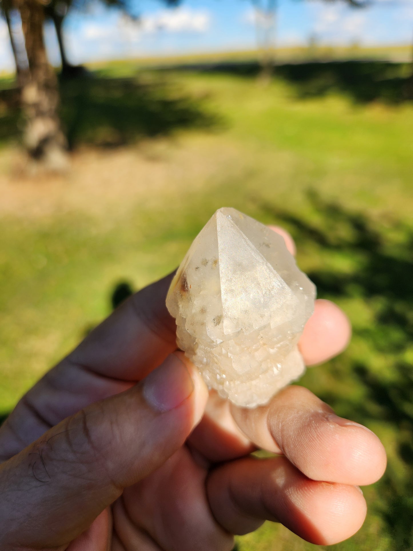Natural Citrine Crystal Point – Raw Citrine Tower with Golden Hue | Manifestation, Prosperity & Joy Stone | Untreated Citrine | Healing Crystal