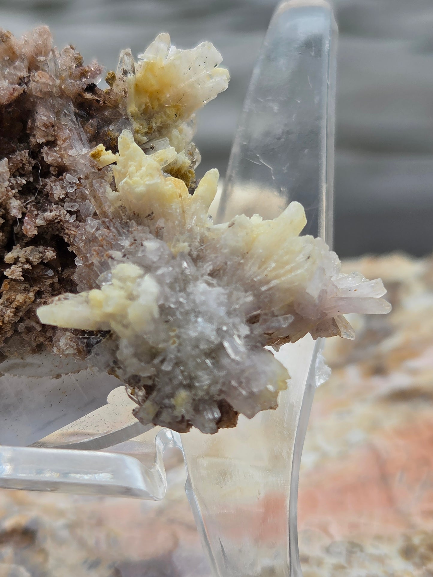 Dogtooth Calcite & Quartz Crystal Cluster | Natural Calcite Crystals