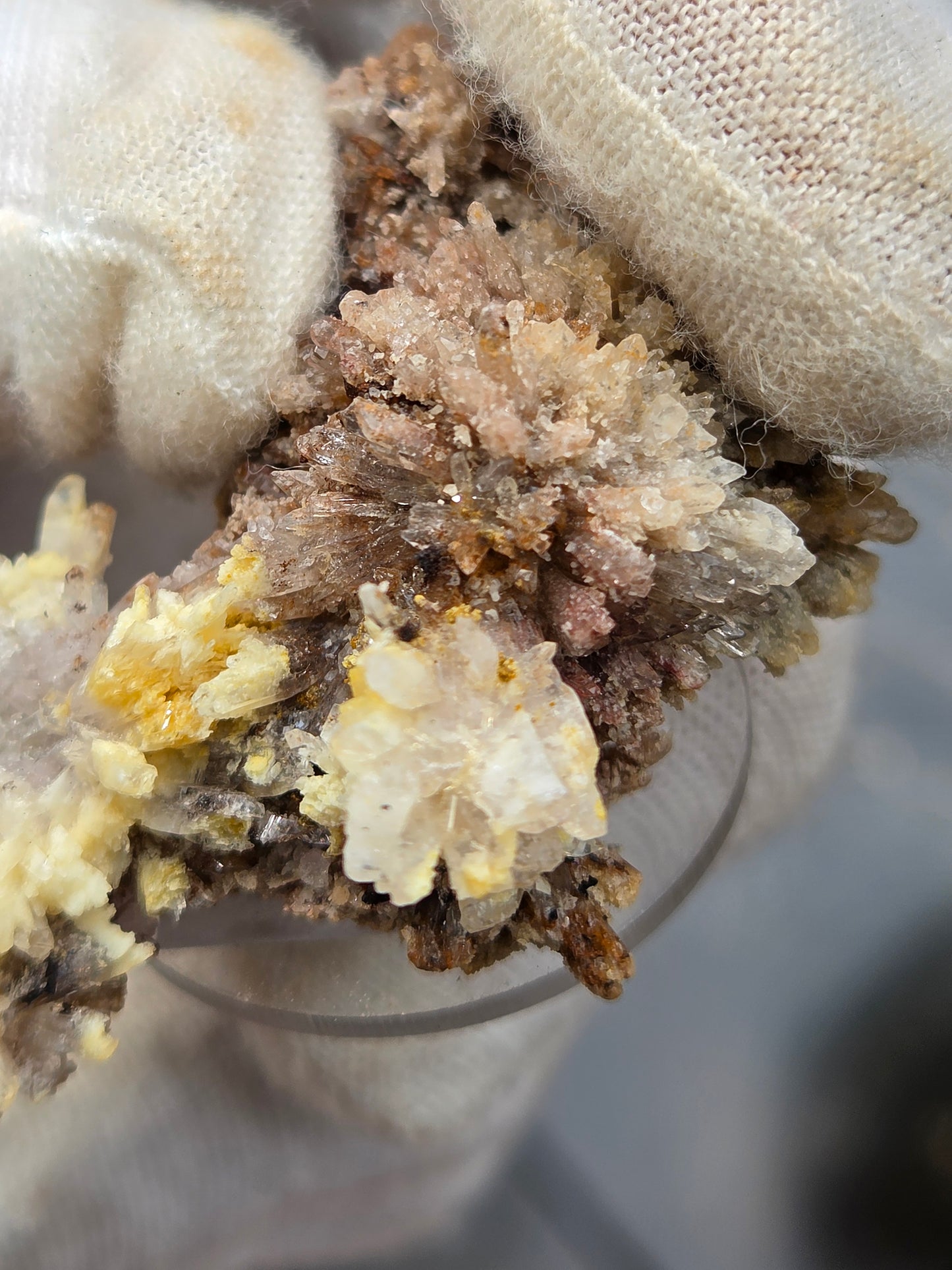 Dogtooth Calcite & Quartz Crystal Cluster | Natural Calcite Crystals