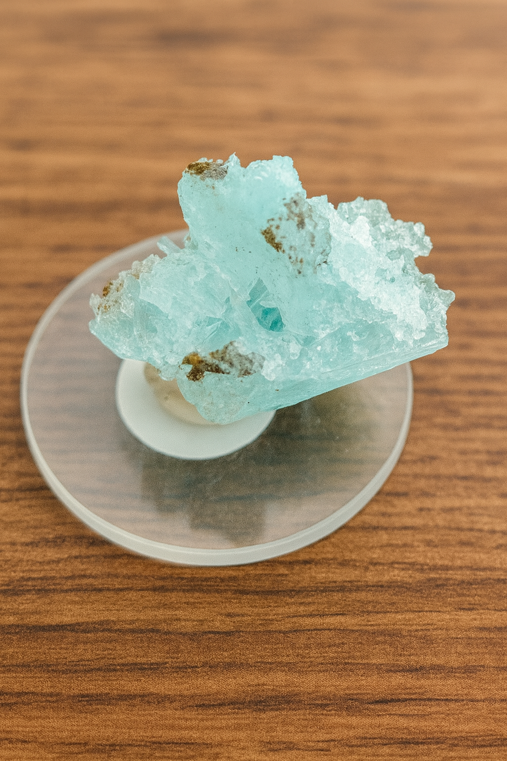 Blue Aragonite Crystal Cluster – Premium Collector Grade / Calming Healing Stone