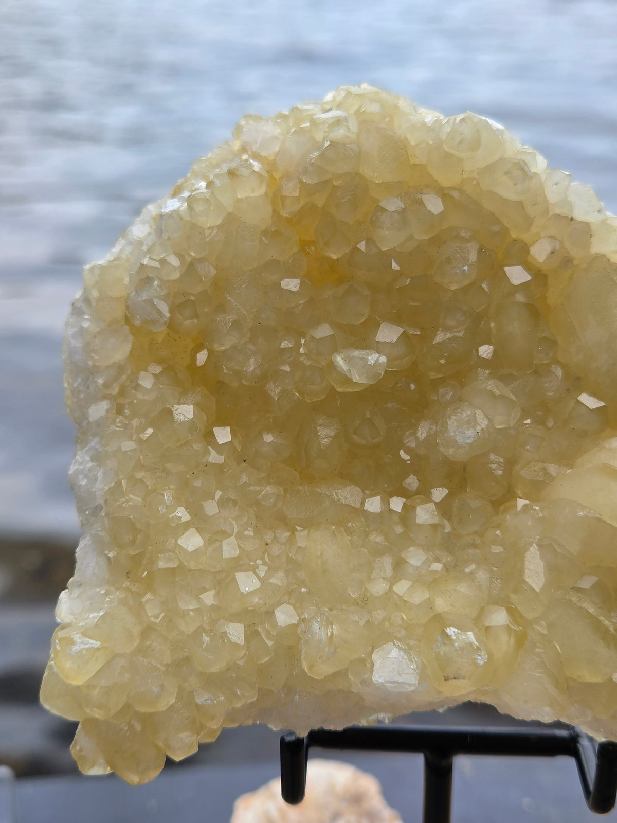 Yellow Calcite Crystal Cluster | Natural Golden Calcite