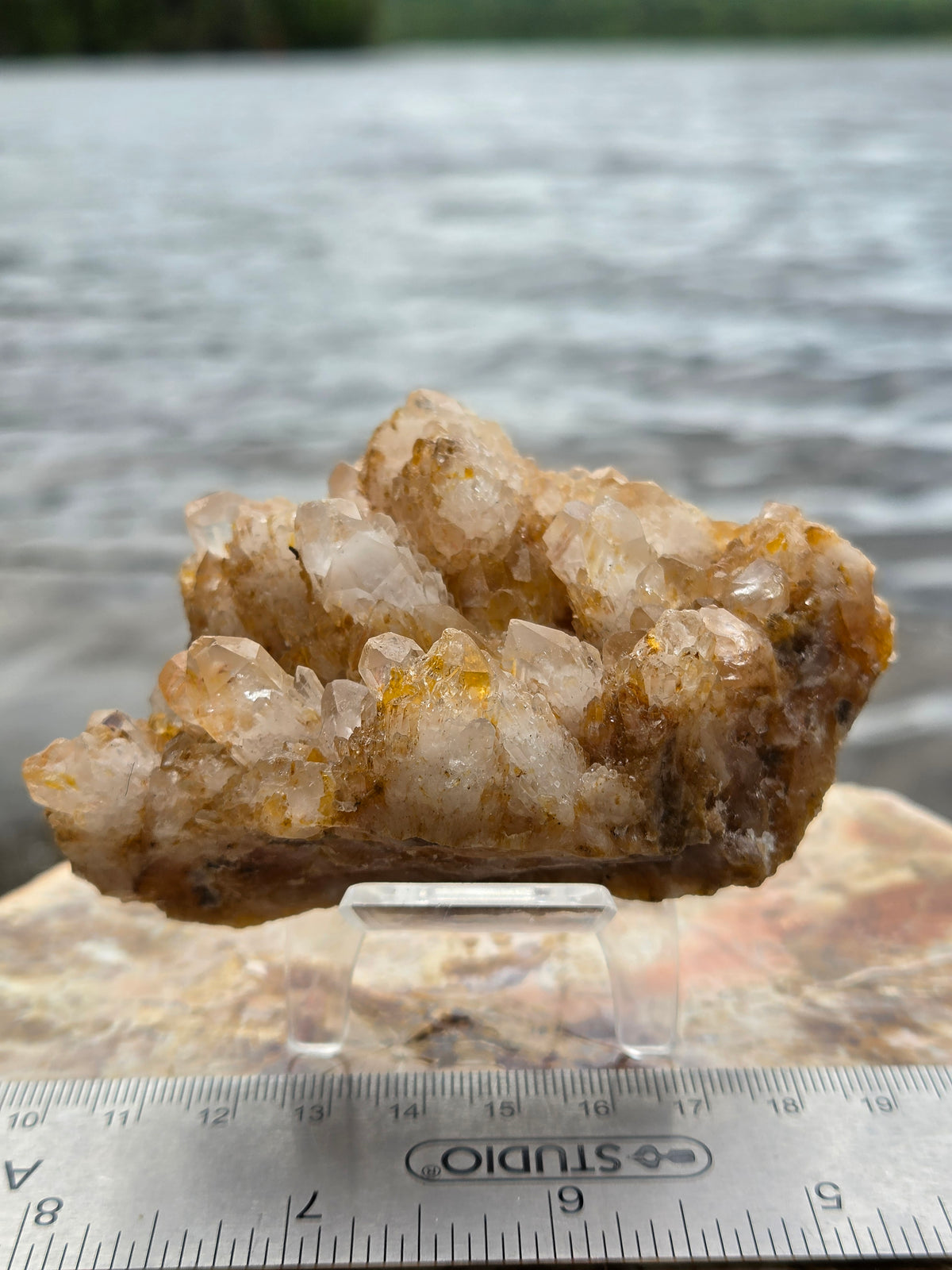 Pineapple Quartz Crystal Cluster | Natural Pineapple Quartz