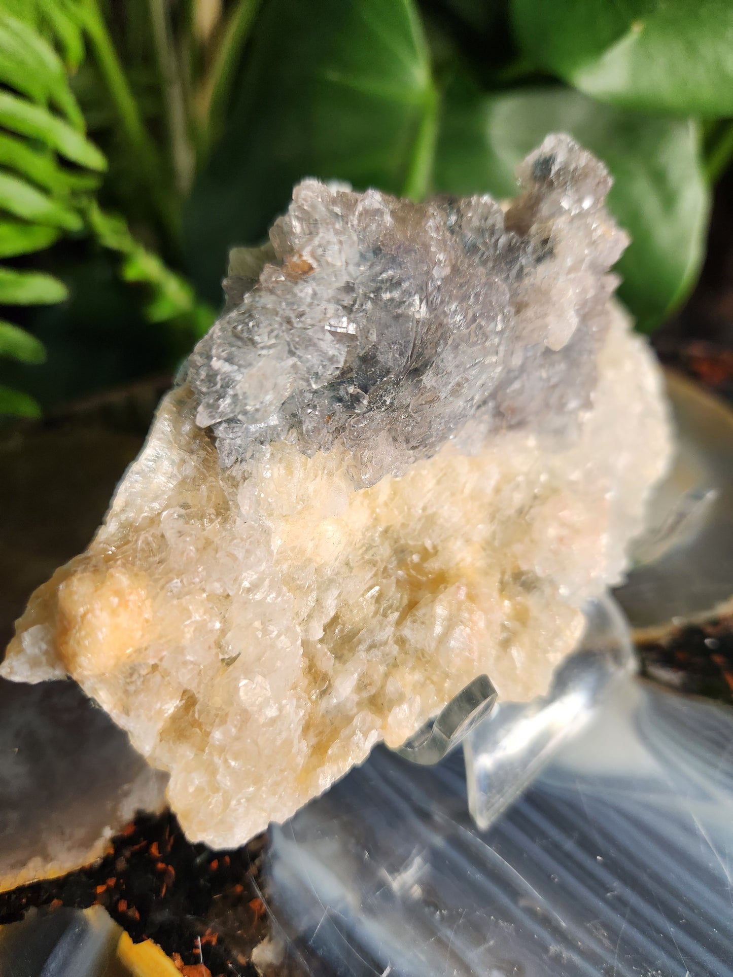 Brazil Zeolite Amethyst Flower Cluster • Lavender Crystal Rosette • Rare Brazilian Zeolite Formation • Cleansing & Healing Crystal