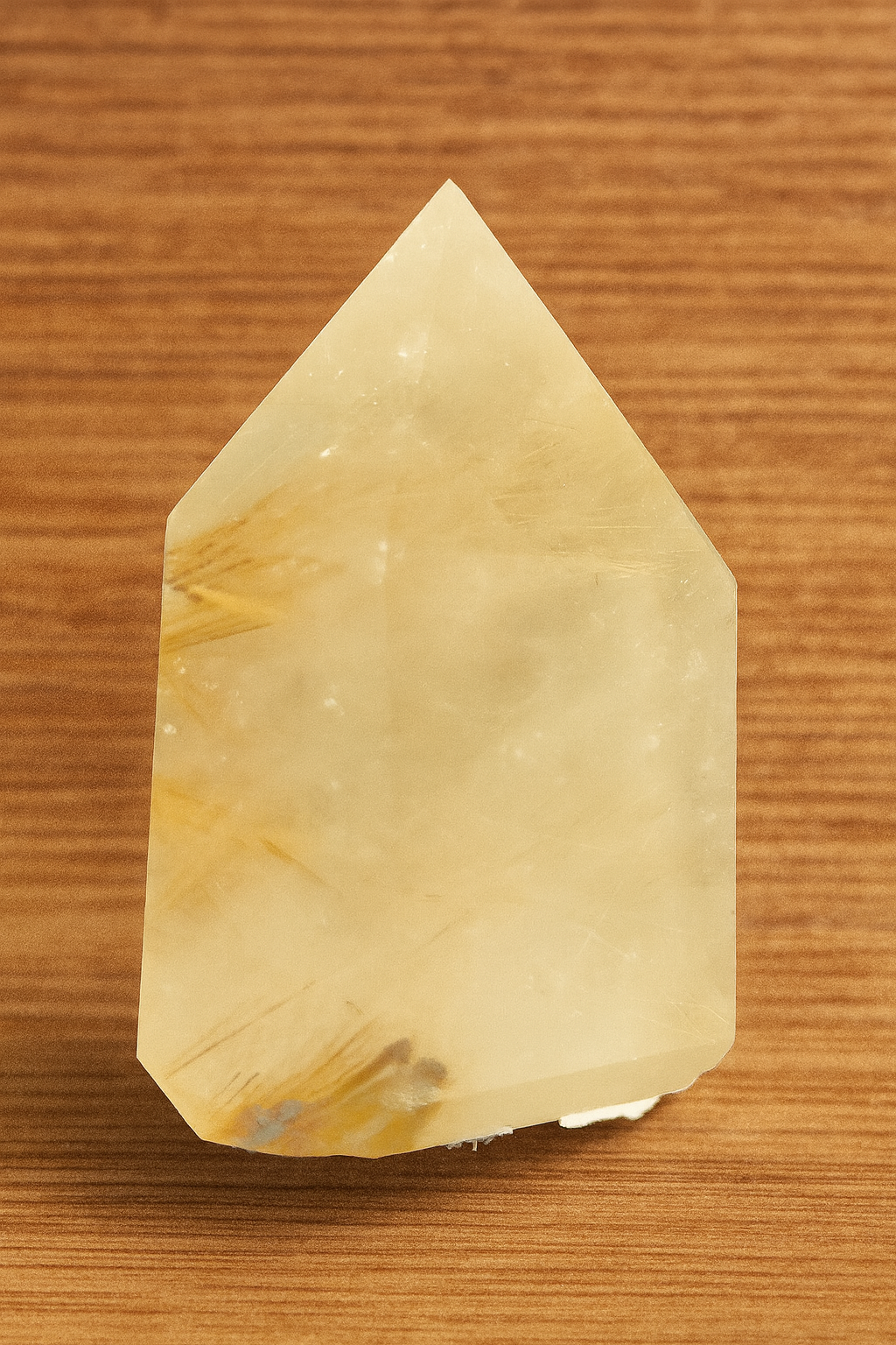 Golden Rutilated Quartz Tower – Brazil – Natural Rutile Quartz with Golden Needles – High-Vibration Manifestation Stone