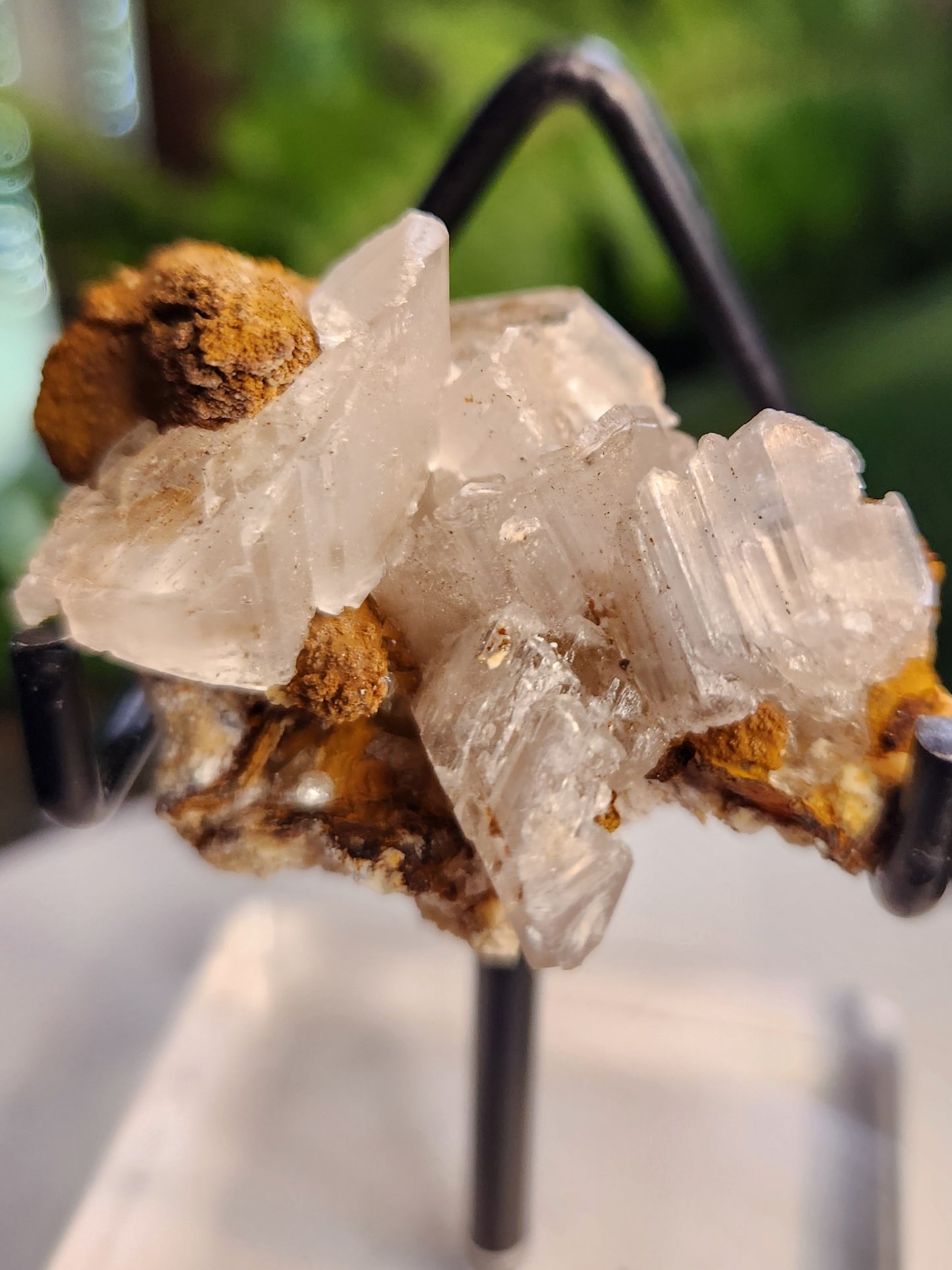 Blade Selenite Crystal Specimen — Natural Satin Spar Gypsum Cluster | Cleansing, Purification, High-Vibration Stone
