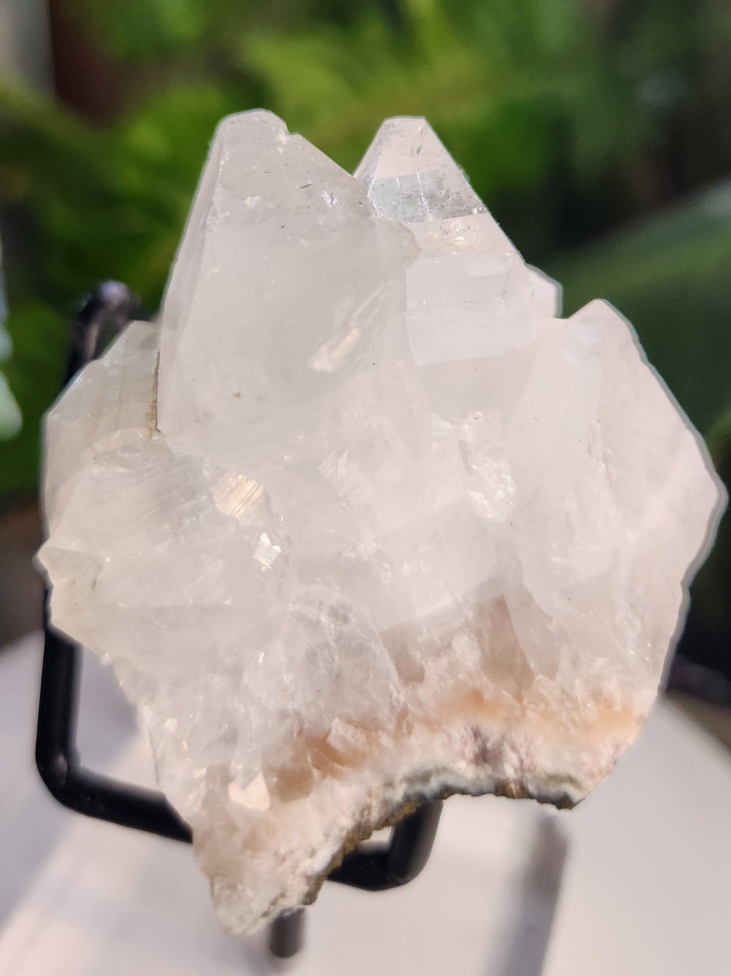 Natural Apophyllite Stilbite Crystal Cluster – High Vibration Druzy Specimen for Healing, Clarity & Spiritual Growth