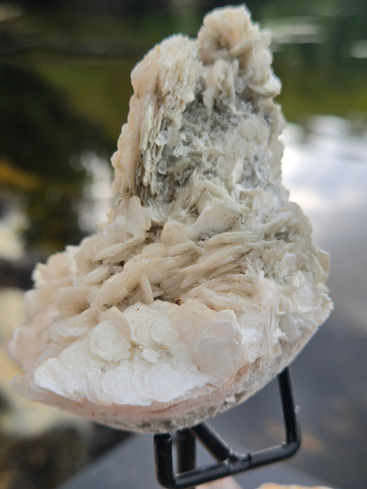 Angel Wing Calcite Crystal Cluster | Natural White Calcite
