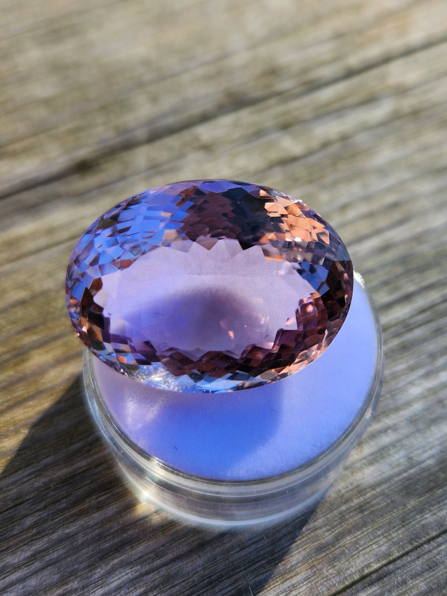 38.48 Carat Natural Bi-Color Ametrine Gemstone – Stunning Purple & Golden Yellow Blend – Genuine Bolivian Gem for Jewelry Design & Metaphysical Healing