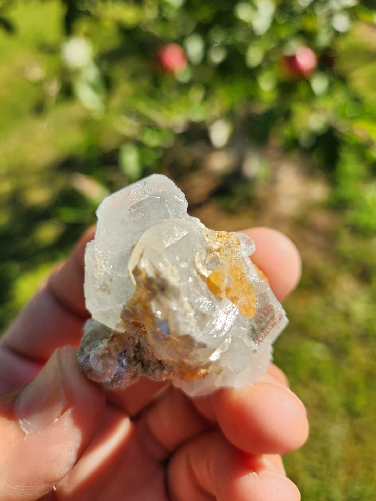 Stunning Gem Quality Aquamarine Crystal with Mica - Communication Calm Balance