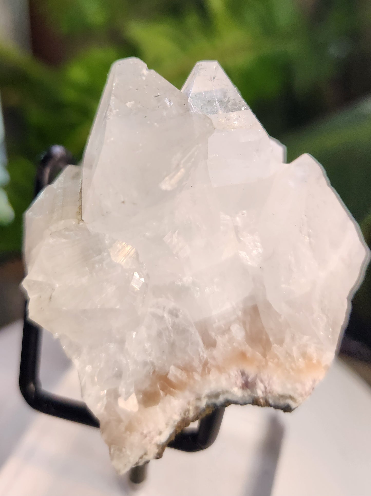 Natural Apophyllite Stilbite Crystal Cluster – High Vibration Druzy Specimen for Healing, Clarity & Spiritual Growth