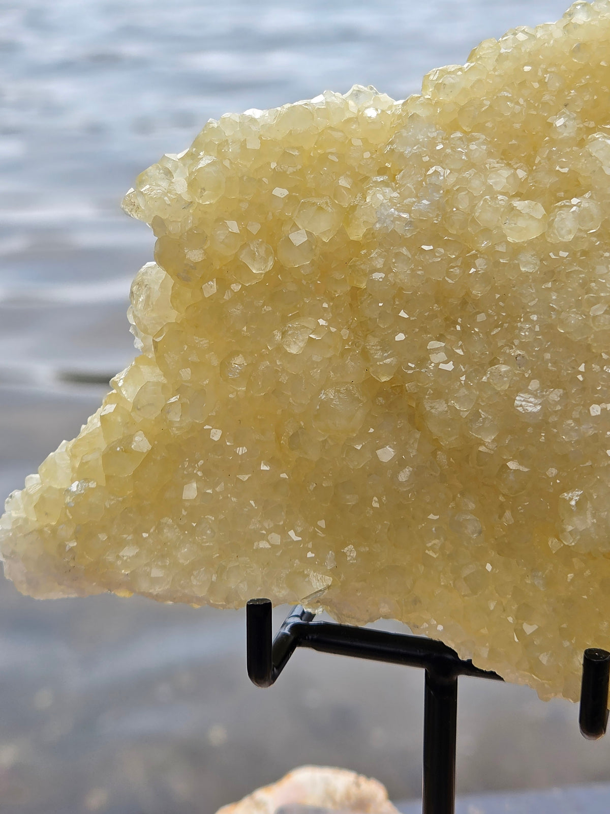Yellow Calcite Crystal Cluster | Natural Golden Calcite