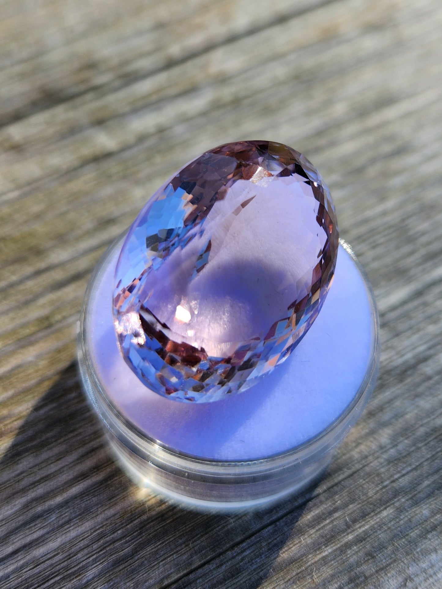 38.48 Carat Natural Bi-Color Ametrine Gemstone – Stunning Purple & Golden Yellow Blend – Genuine Bolivian Gem for Jewelry Design & Metaphysical Healing