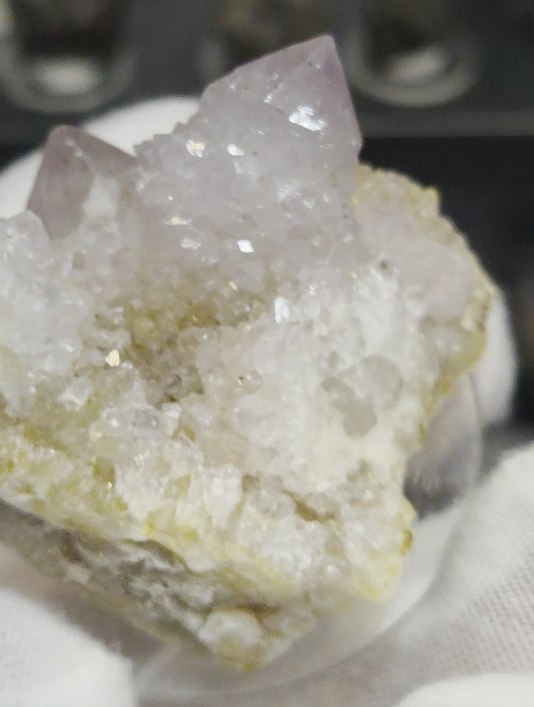 Spirit quartz cluster amethyst cactus quartz specimen