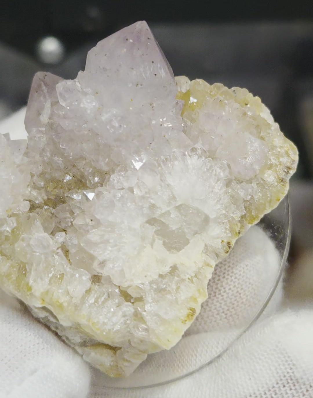 Spirit quartz cluster amethyst cactus quartz specimen