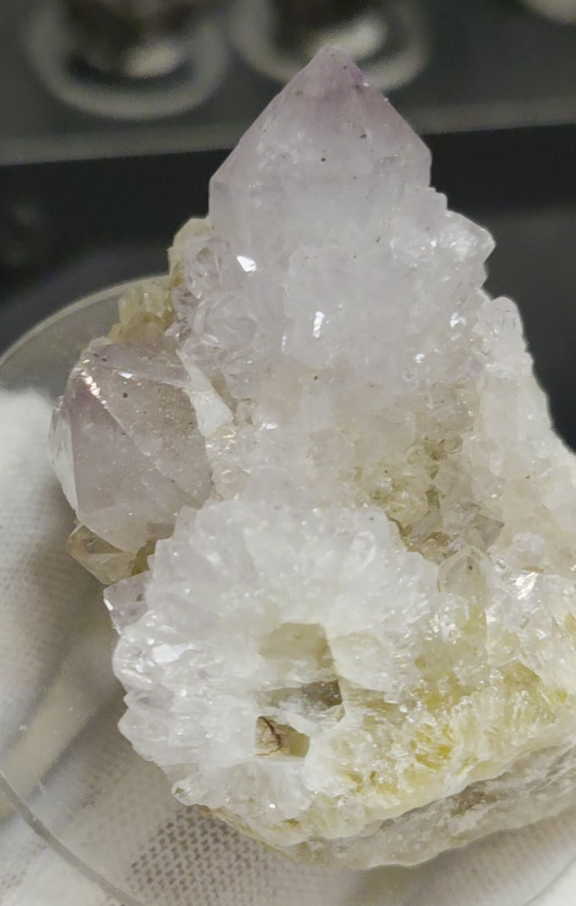 Spirit quartz cluster amethyst cactus quartz specimen