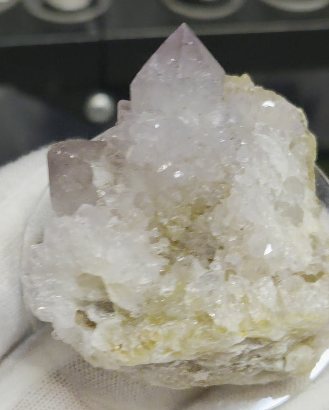Spirit quartz cluster amethyst cactus quartz specimen