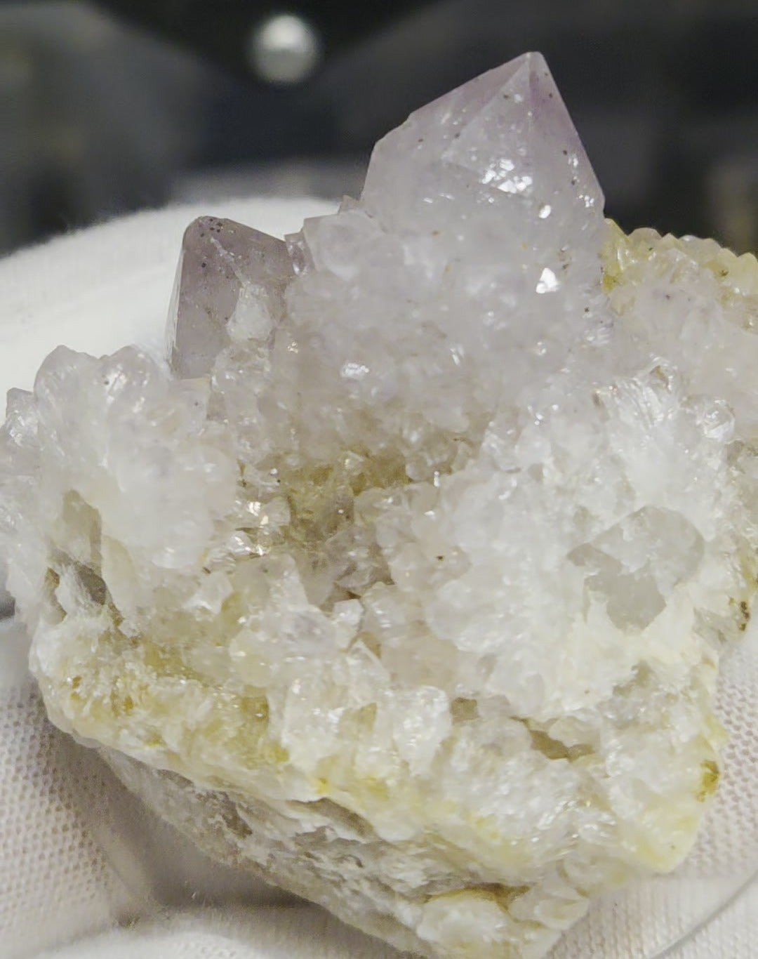 Spirit quartz cluster amethyst cactus quartz specimen