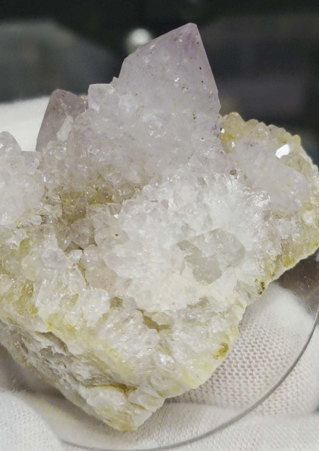 Spirit quartz cluster amethyst cactus quartz specimen