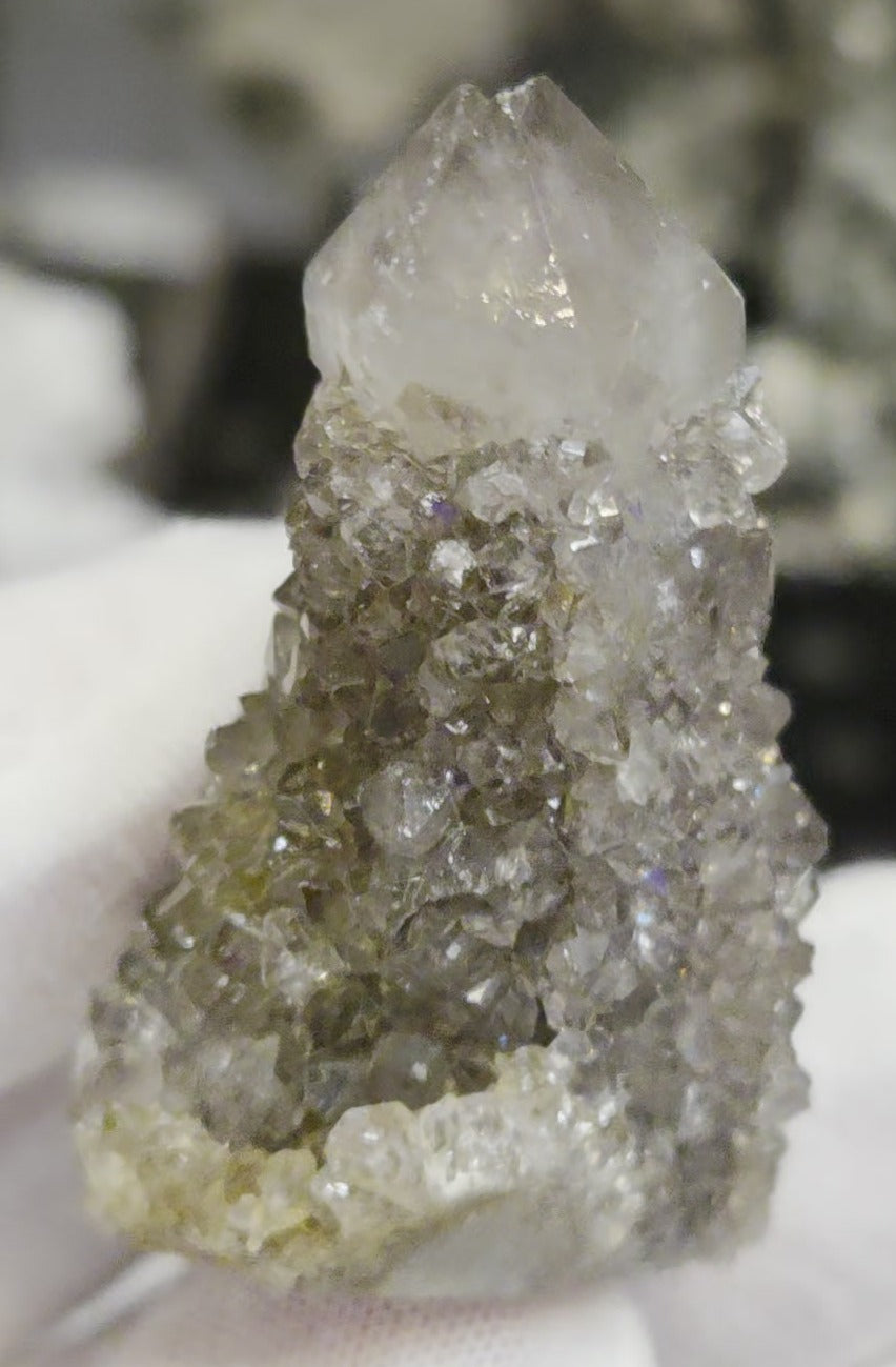 Spirit Quartz crystal cluster specimen