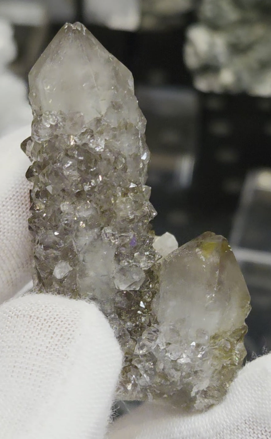 Spirit Quartz crystal cluster specimen