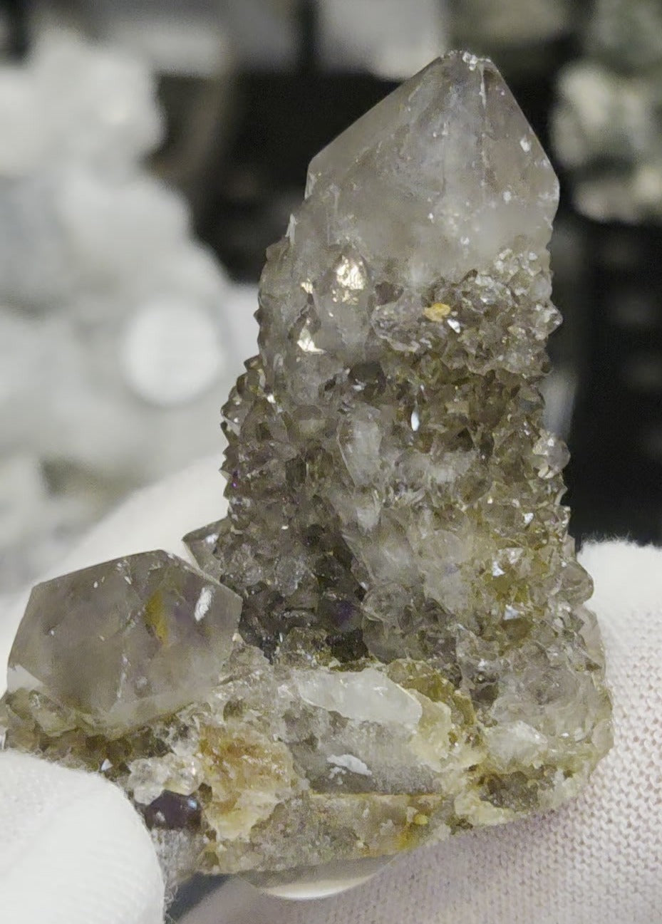 Spirit Quartz crystal cluster specimen