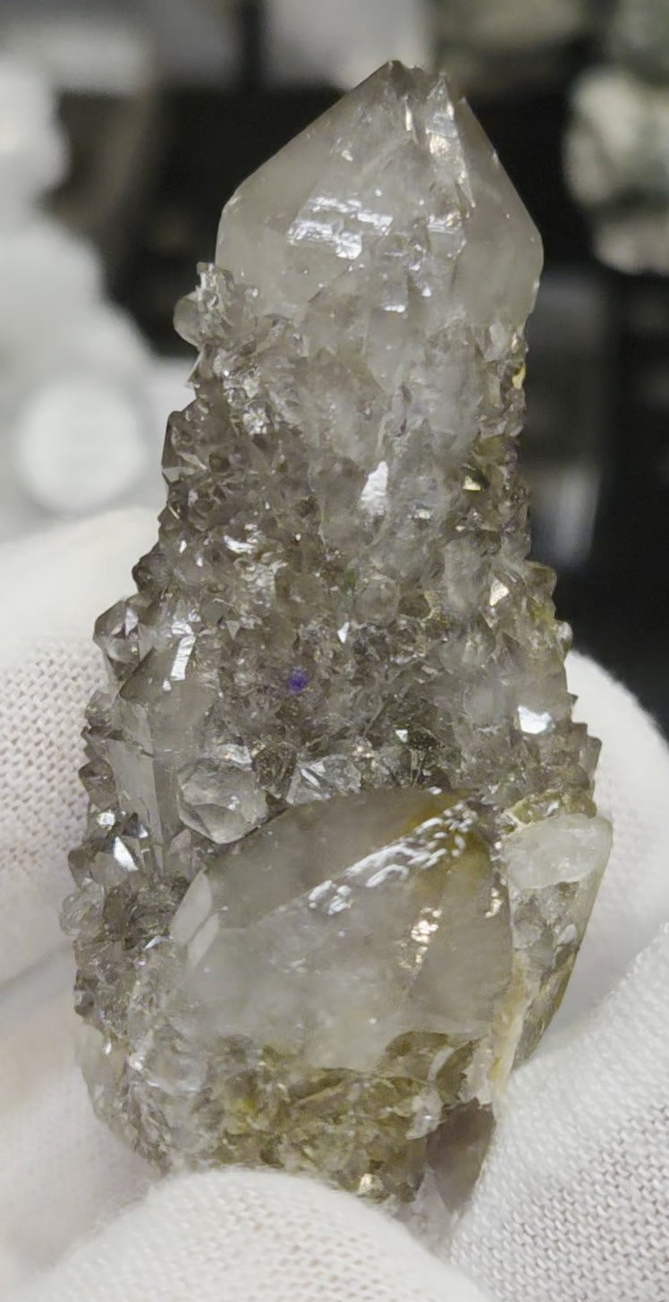 Spirit Quartz crystal cluster specimen