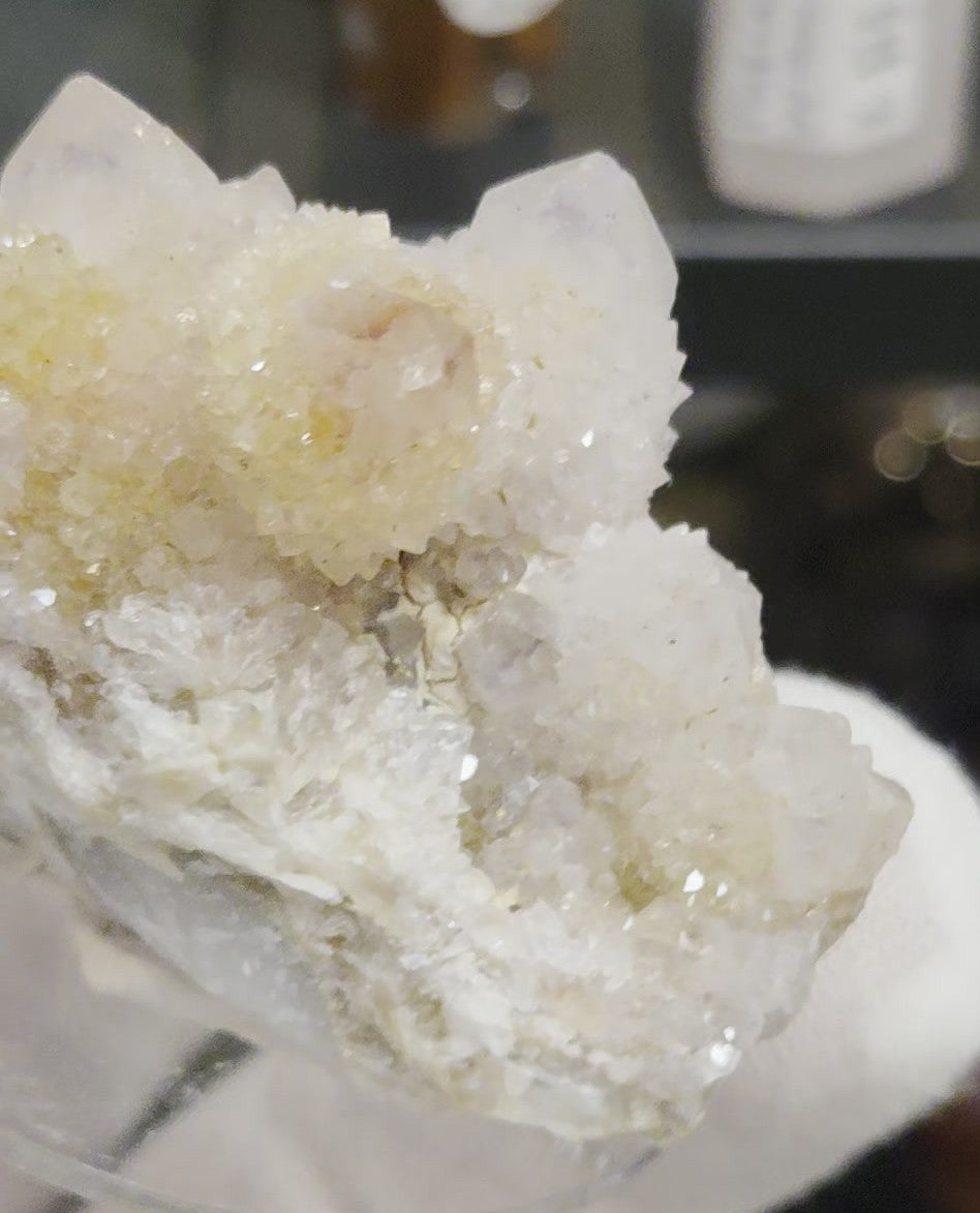 Spirit quartz cactus quartz cluster specimen