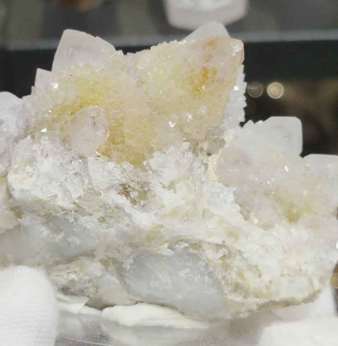 Spirit quartz cactus quartz cluster specimen