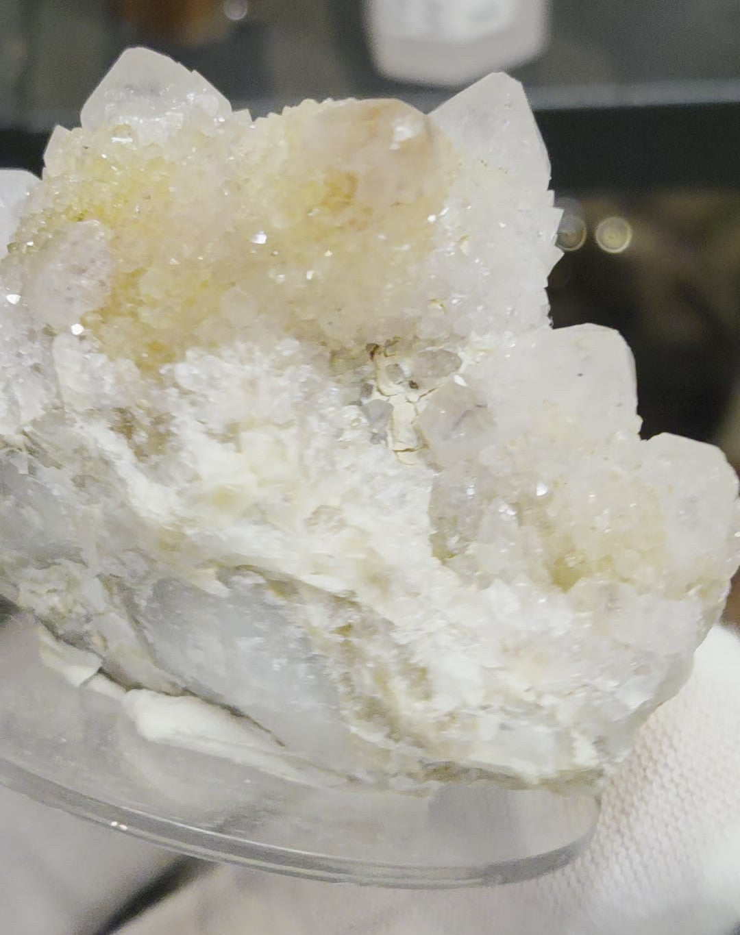 Spirit quartz cactus quartz cluster specimen