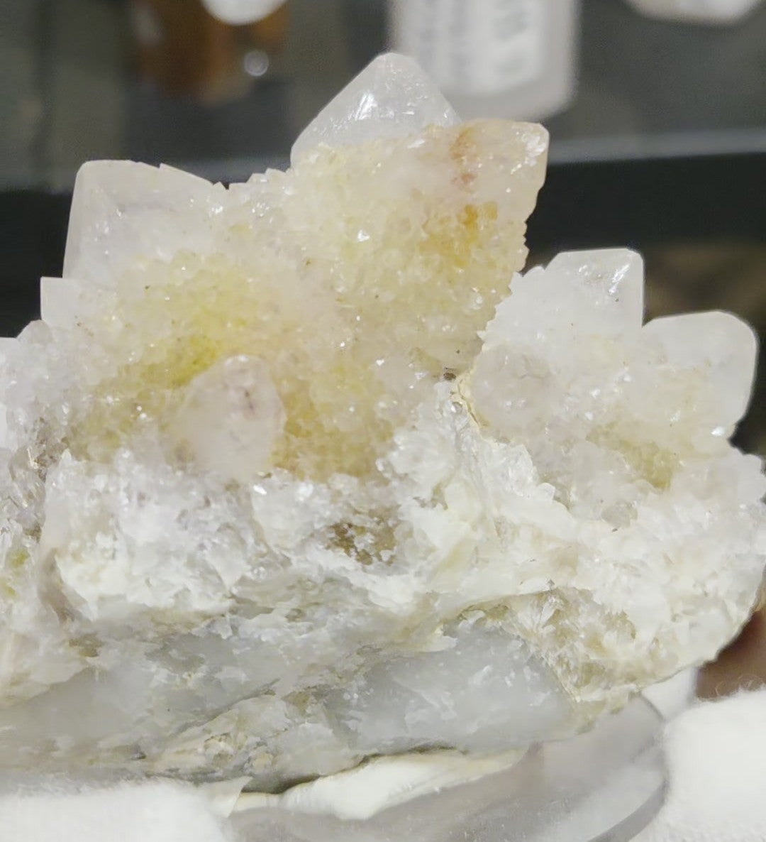 Spirit quartz cactus quartz cluster specimen